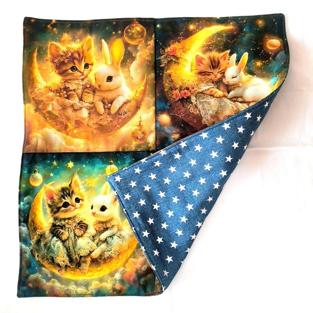 Yourelia様】ハンドメイドオーダー★犬猫★ガーゼハンカチ　12点