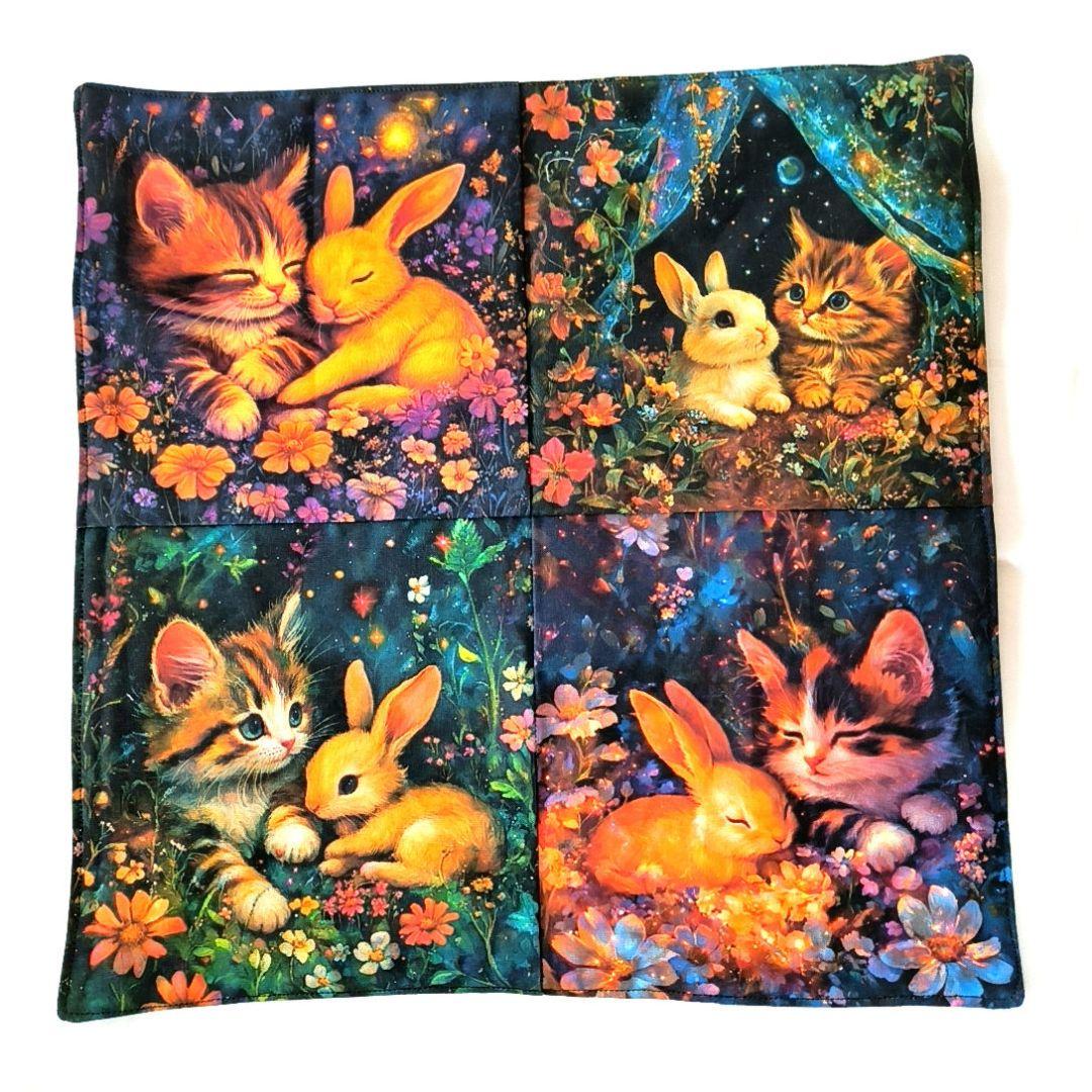 Yourelia様】ハンドメイドオーダー★犬猫★ガーゼハンカチ　12点