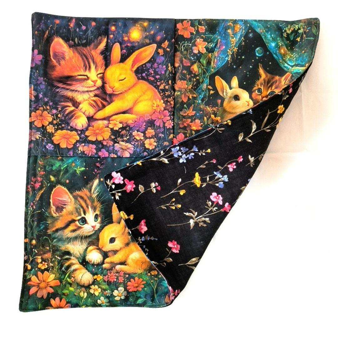 Yourelia様】ハンドメイドオーダー★犬猫★ガーゼハンカチ　12点