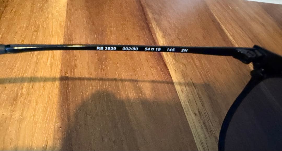 Ray-Ban RB3539 ブラック キャットアイ サングラス