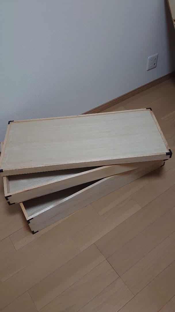 着物収容　桐箱　二段　［hinocyan］