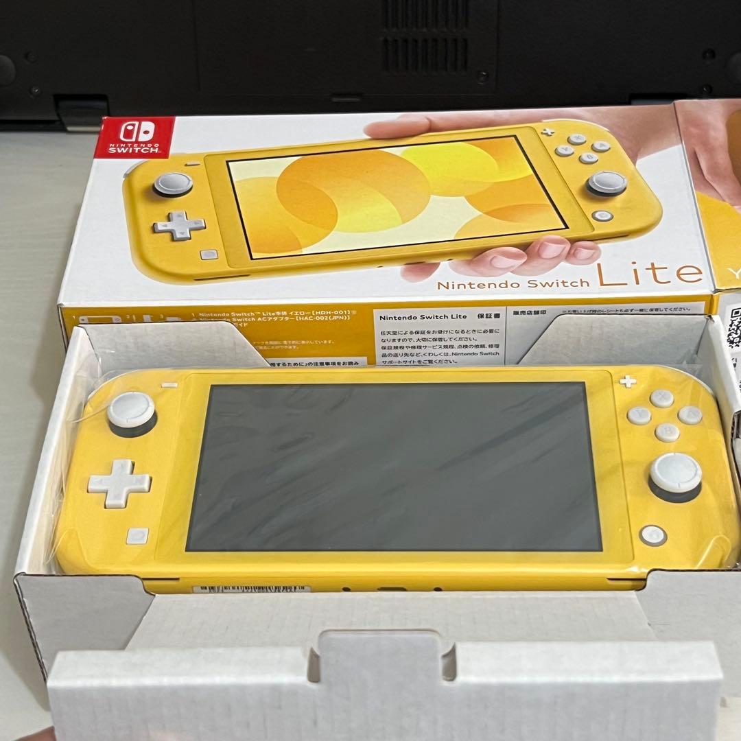未使用品 Nintendo Switch Lite イエロー 本体