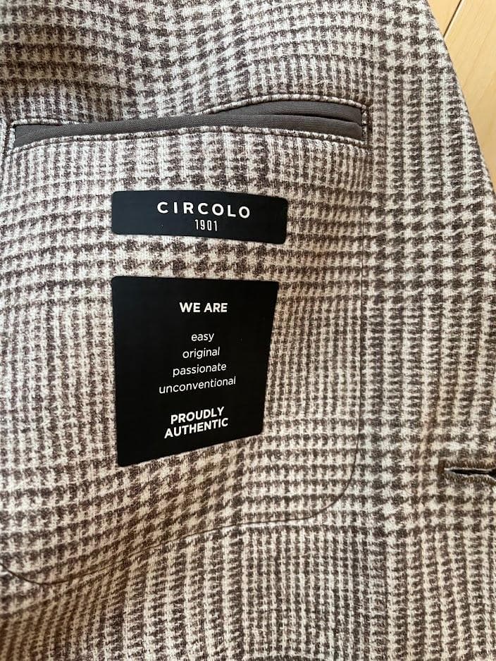 【polon 】CIRCOLO1901 別注 ジャージグレンチェック