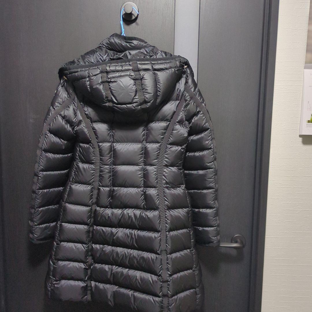 Moncler ブラック ロングコート