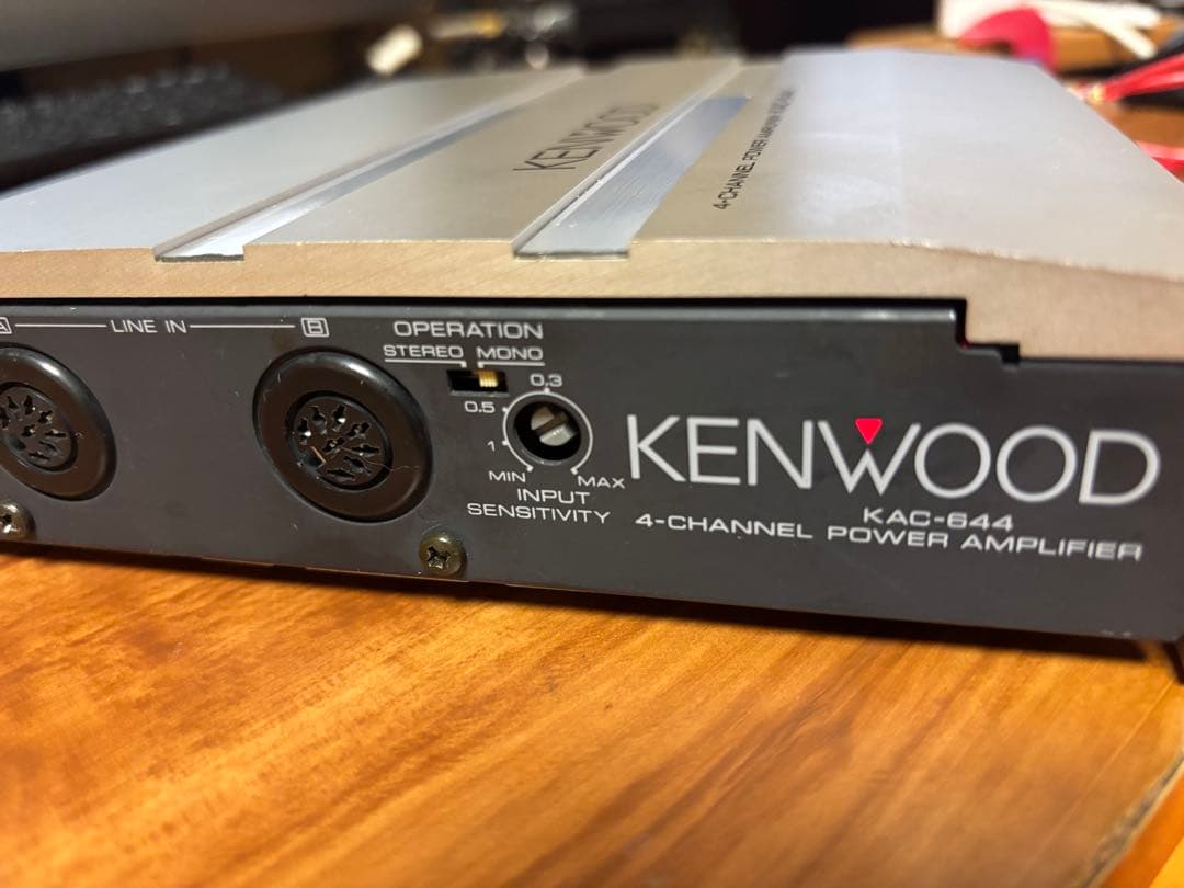 【正統派チューニング】KENWOOD KAC-644 4チャンネルアンプ　美音