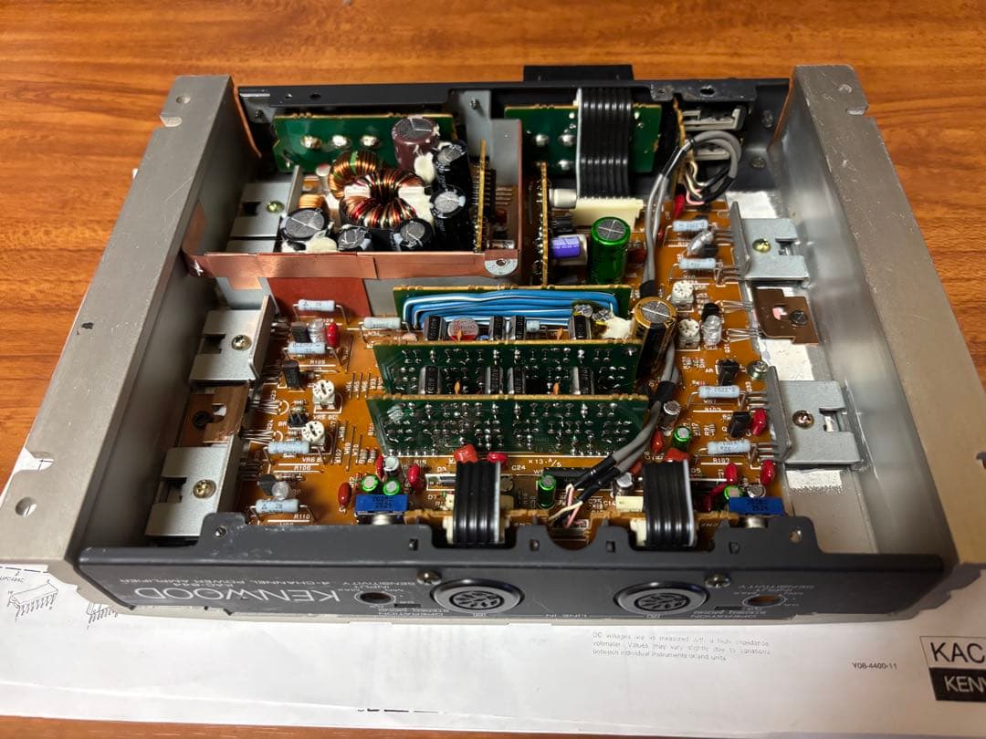 【正統派チューニング】KENWOOD KAC-644 4チャンネルアンプ　美音