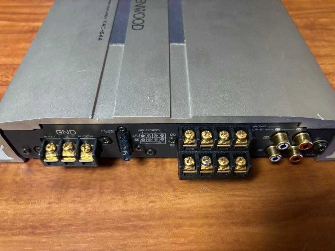 【正統派チューニング】KENWOOD KAC-644 4チャンネルアンプ　美音