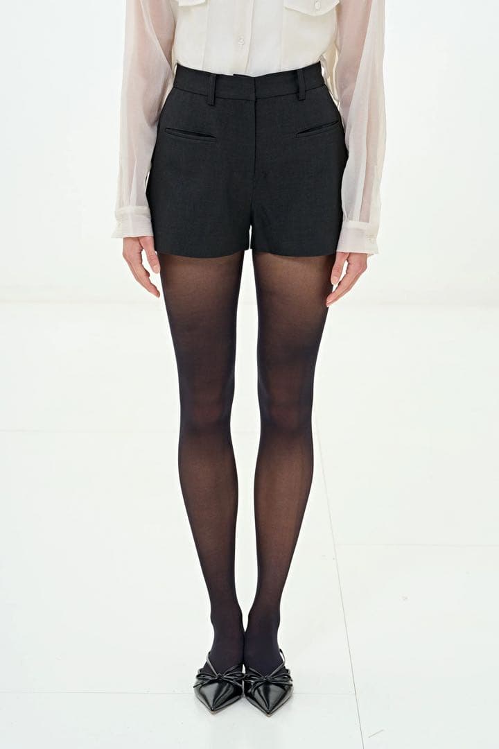 THE TOÉ Athena Short Pants ショートパンツ 黒 M