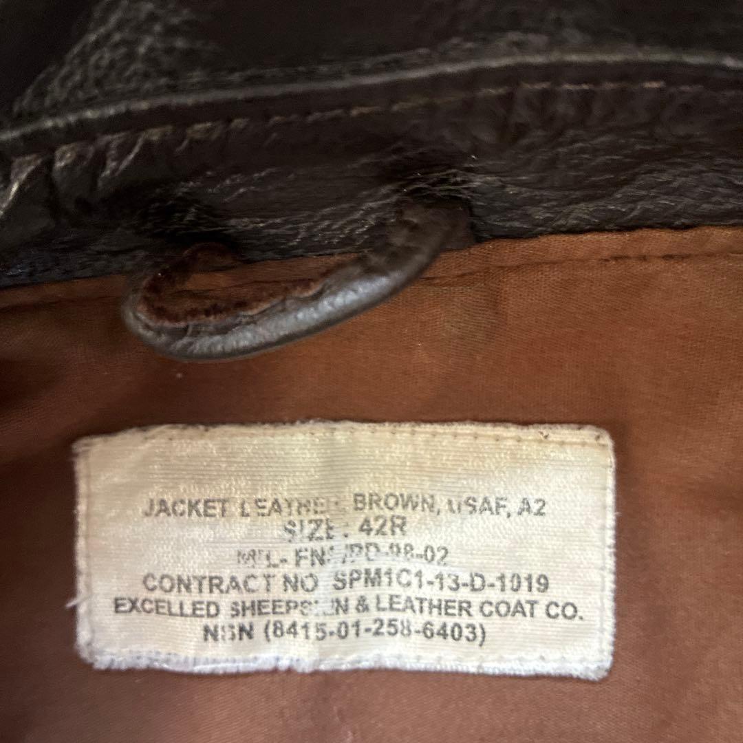 X*X様 米軍実物　A2フライトジャケット 極上 凄いですね