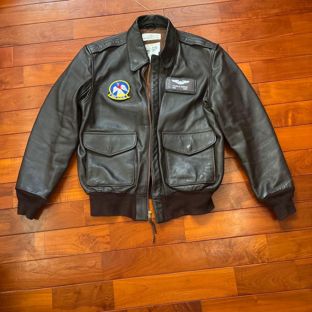 X*X様 米軍実物　A2フライトジャケット 極上 凄いですね