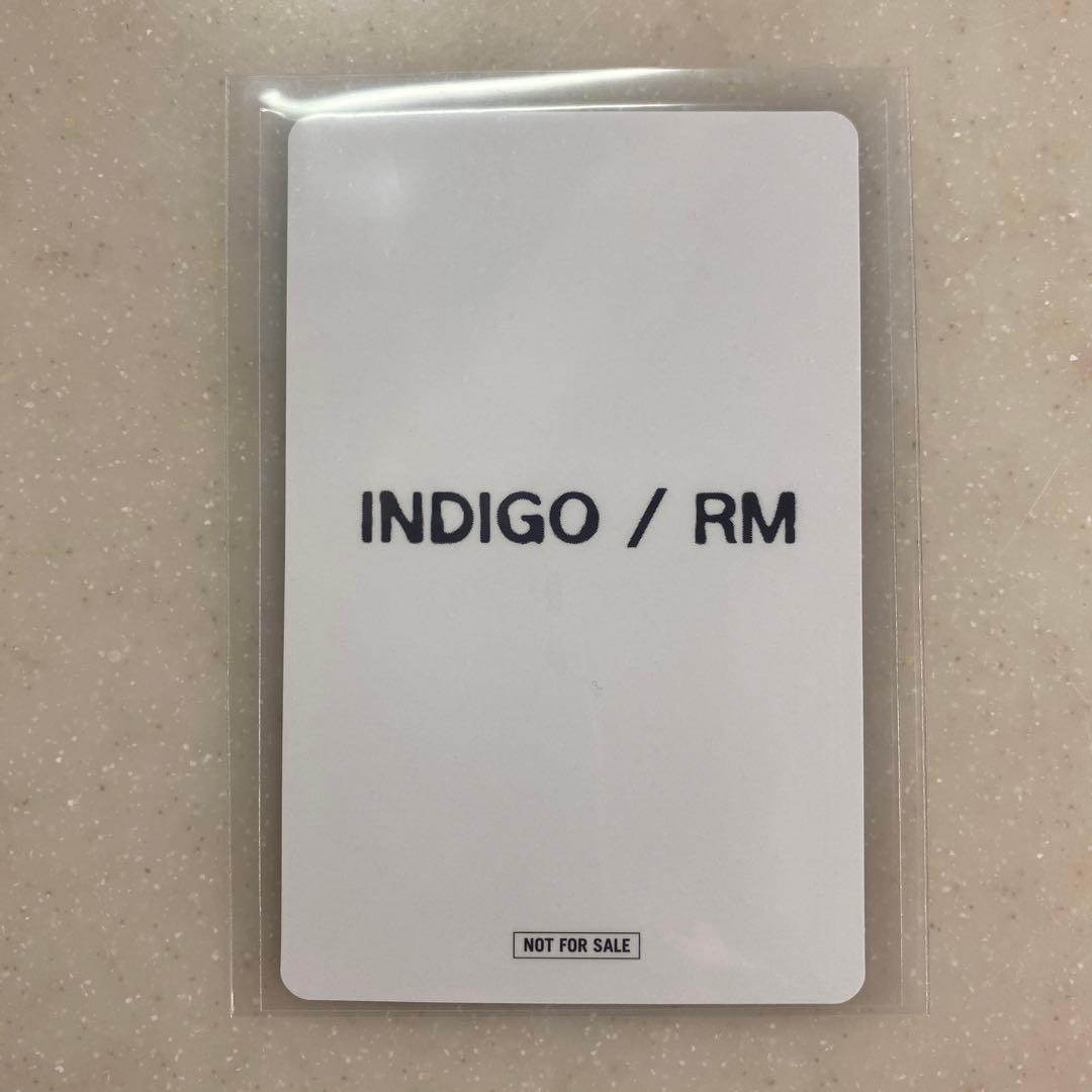 BTS RM indigo ユニバ限定 フォトカード