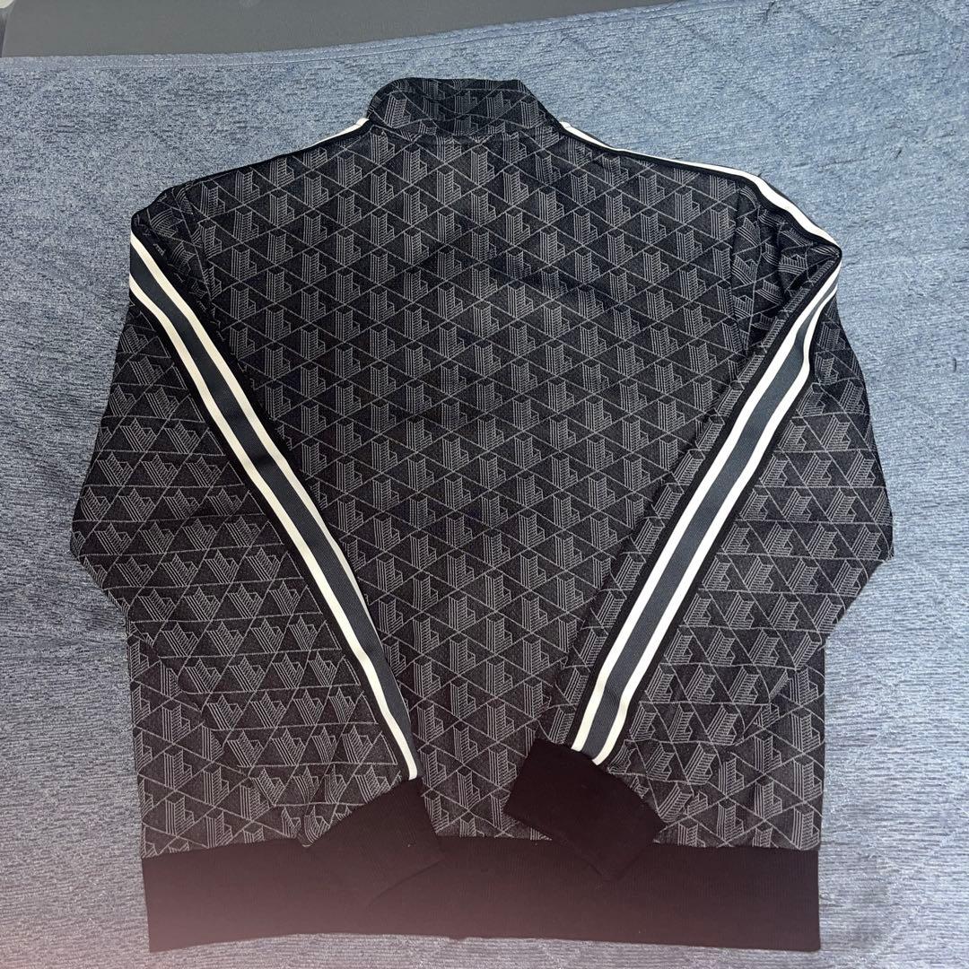 ふ*ん様 LACOSTE ジャージ ブラック/グレー US L