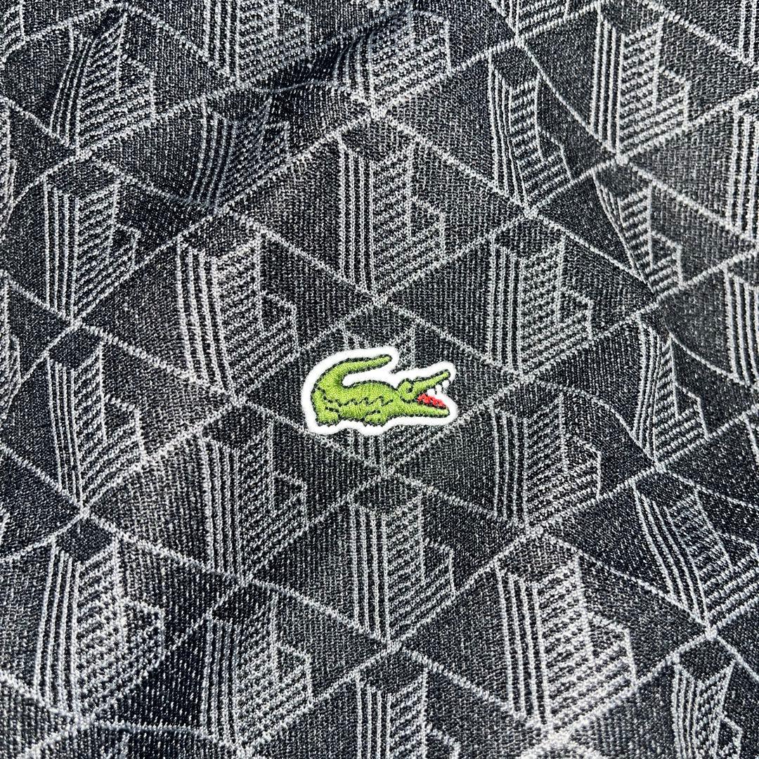 ふ*ん様 LACOSTE ジャージ ブラック/グレー US L