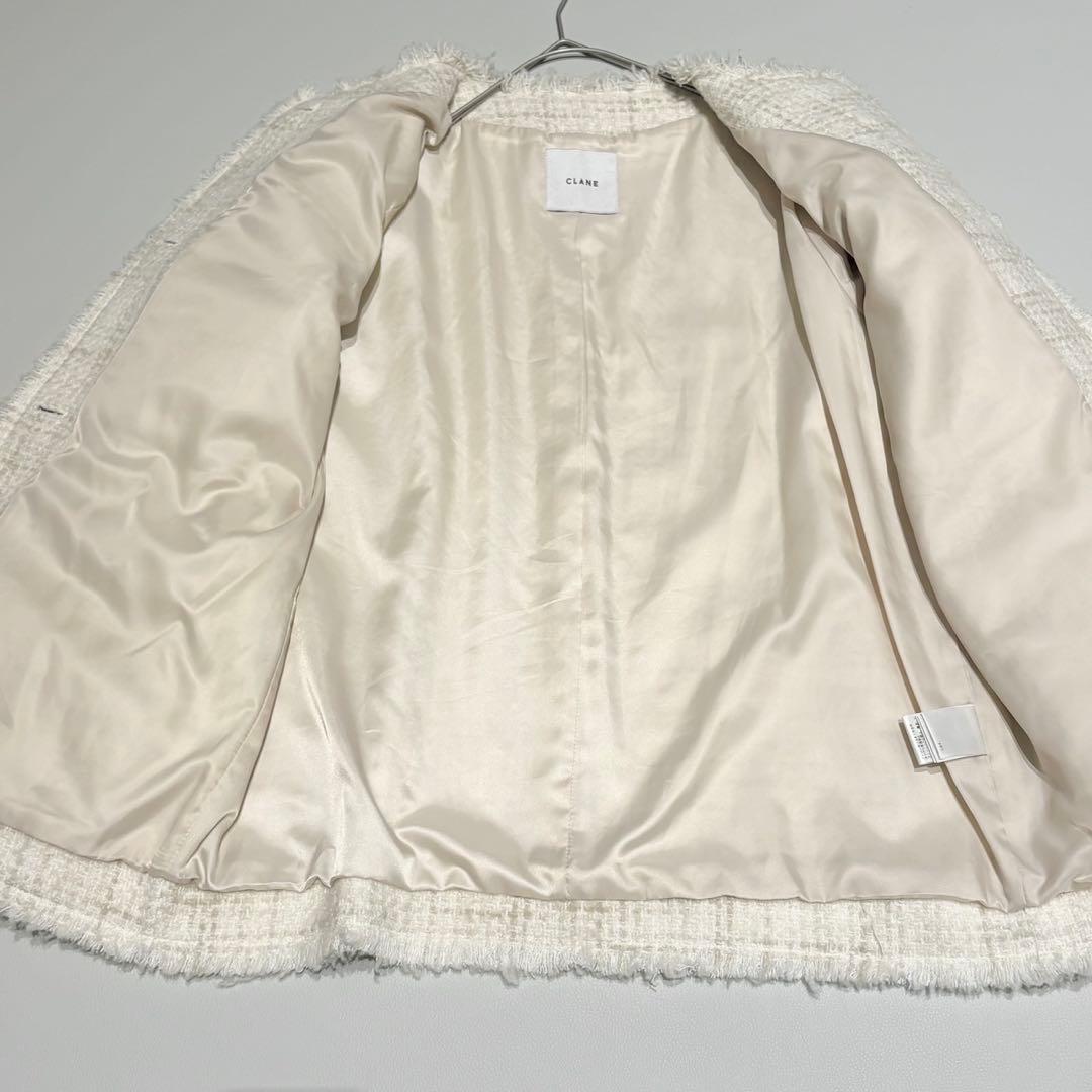 CLANE NOCOLOR TWEED JACKET ツイードジャケット