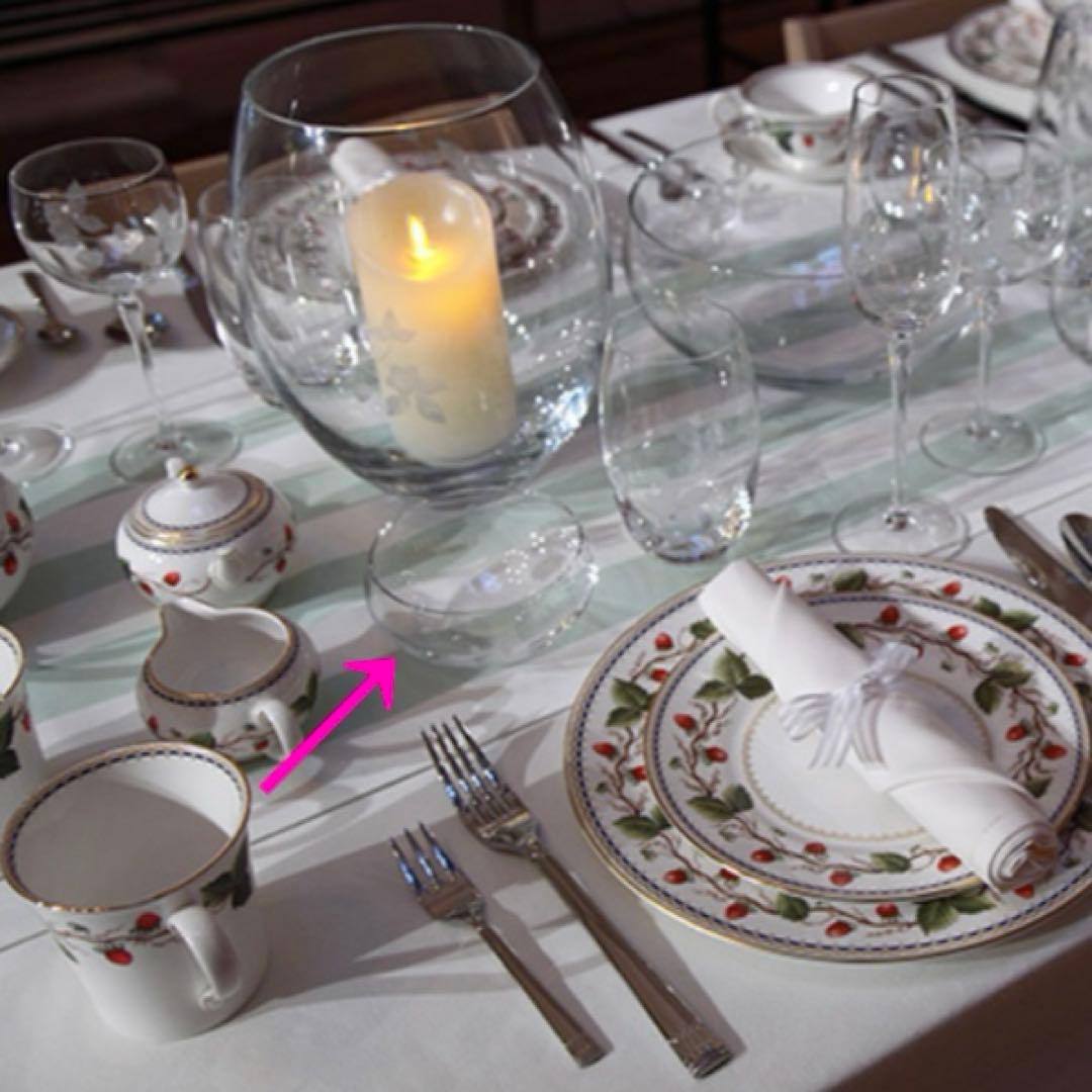 限定 ウェッジウッド ワイルドストロベリー ガラス 器 ボウル アルフレスコ