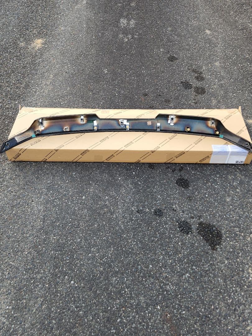 30ヴェルファイア ゴールデンアイズ ボンネット フードモール ダークメッキ