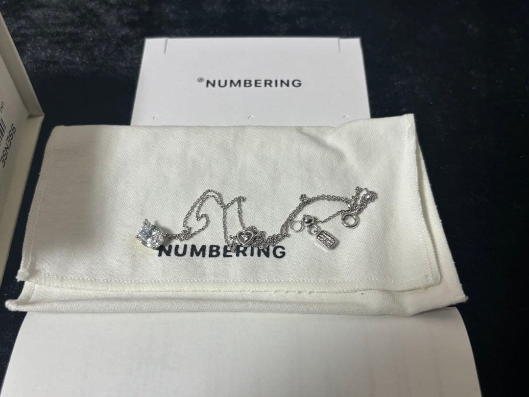 Numbering ペンダント チェーンネックレス　silver925