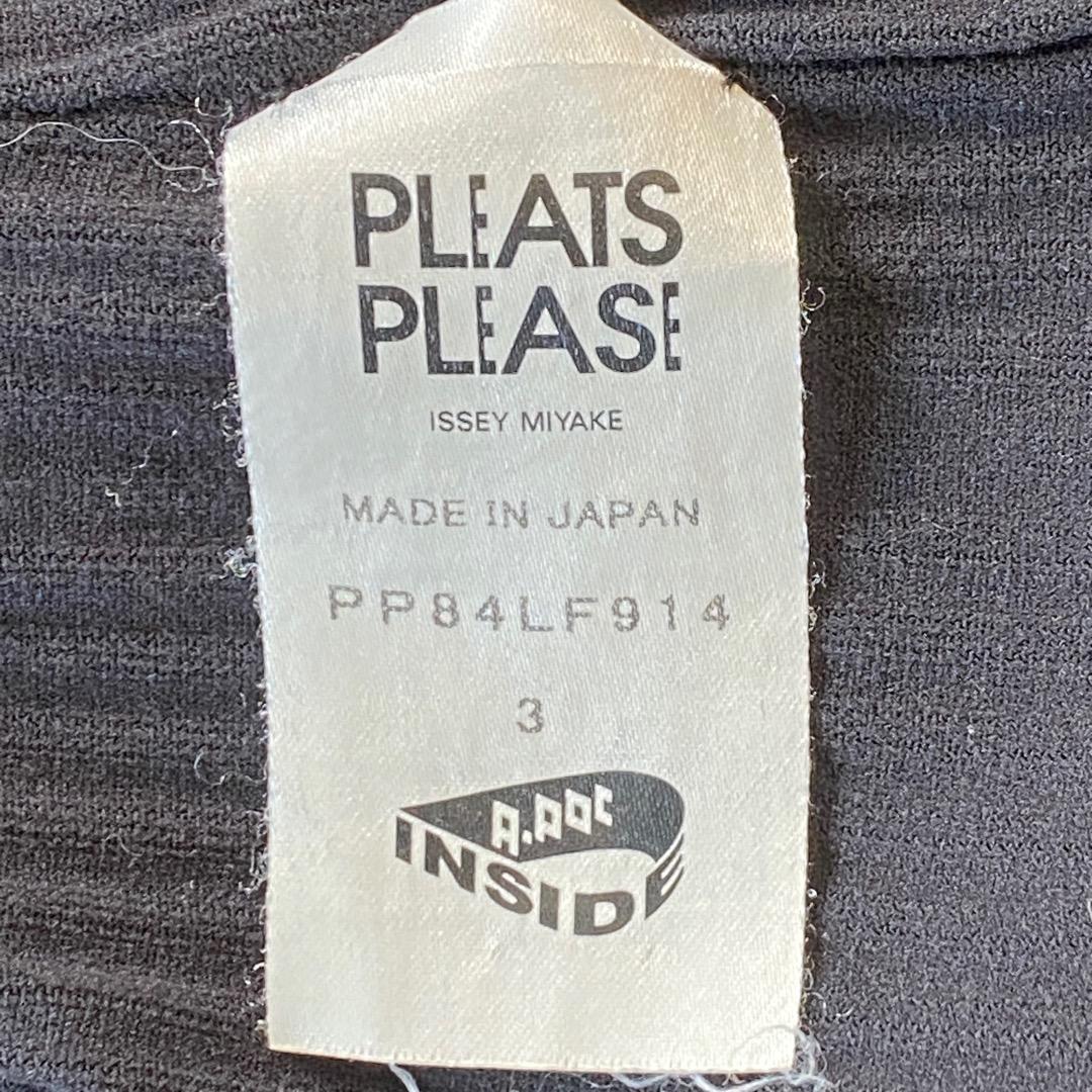 プリーツプリーズ イッセイミヤケ パンツ ボトム サイズ3 L 黒 15567
