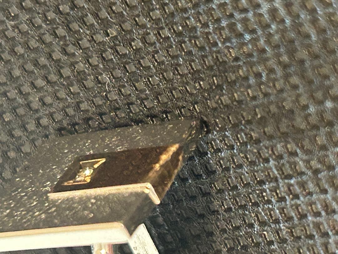 シルバー900 K18 ダイヤモンド付きカフリンクス