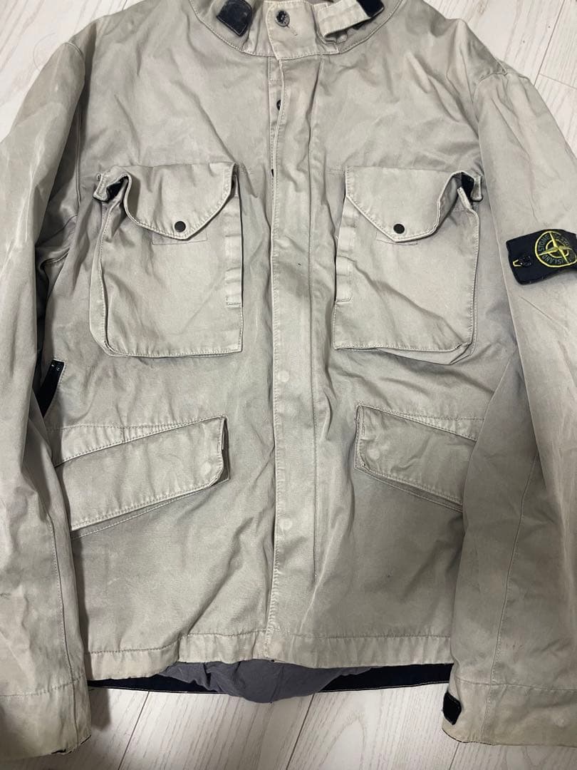 00AW Stone  ミリタリージャケット グレー