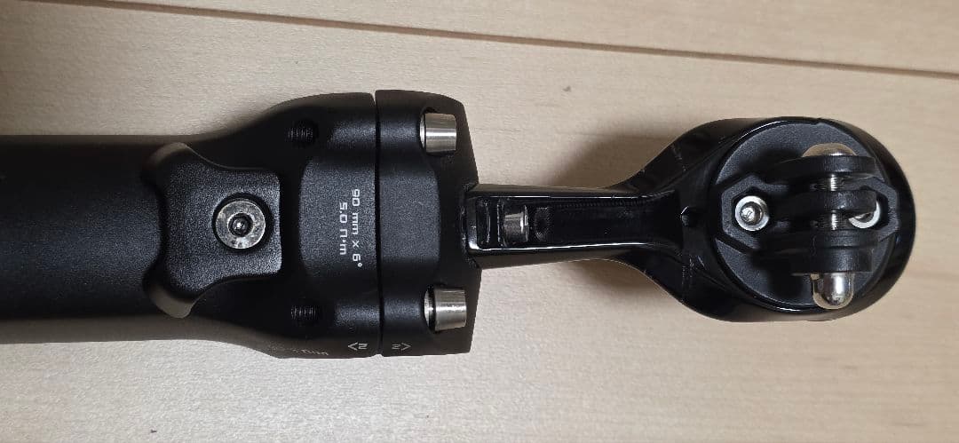 S-WORKS SLステム 90mm 6° + Garmin mount
