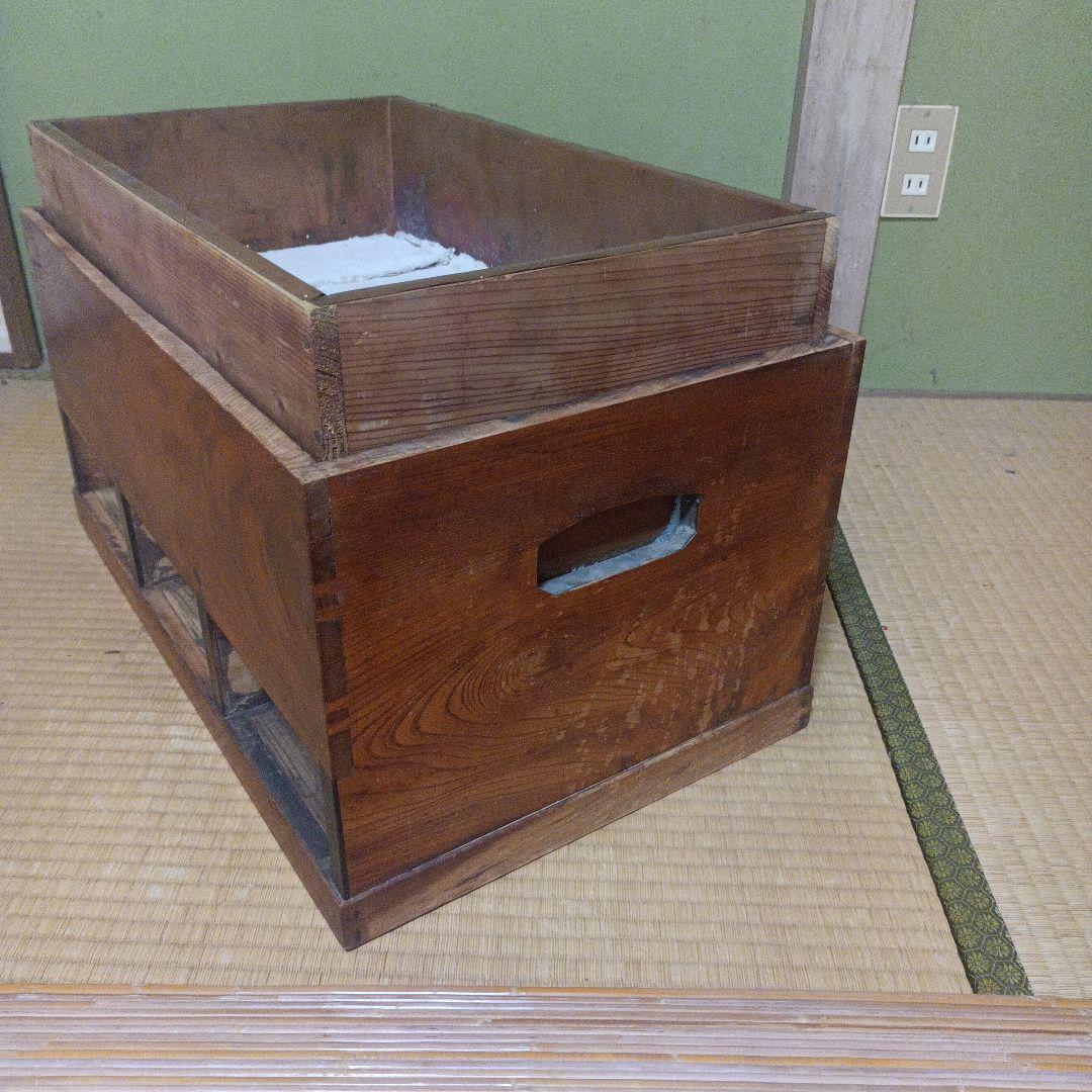 関西火鉢　木製 アンティーク