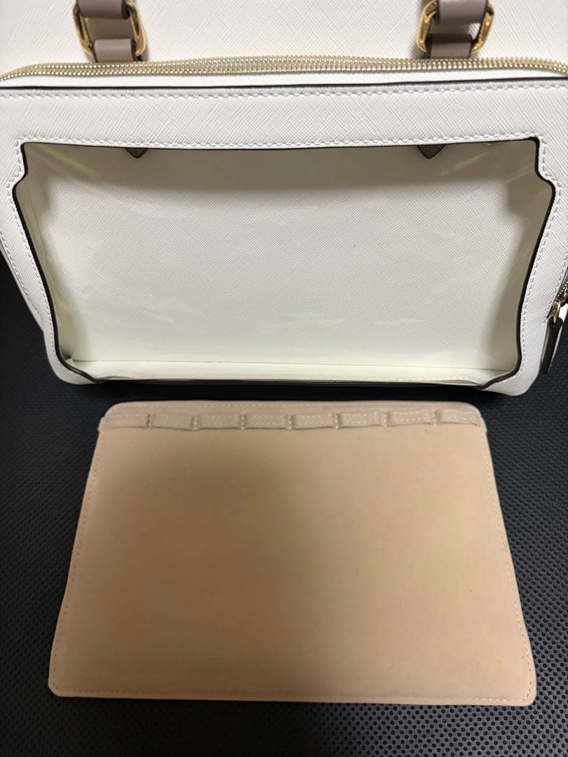 クリアポケット付きハートビジュートートバッグ　アンドシュエット