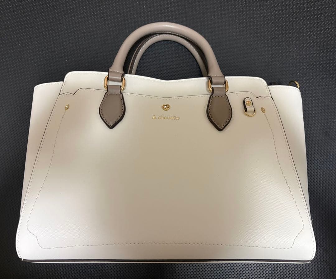 クリアポケット付きハートビジュートートバッグ　アンドシュエット