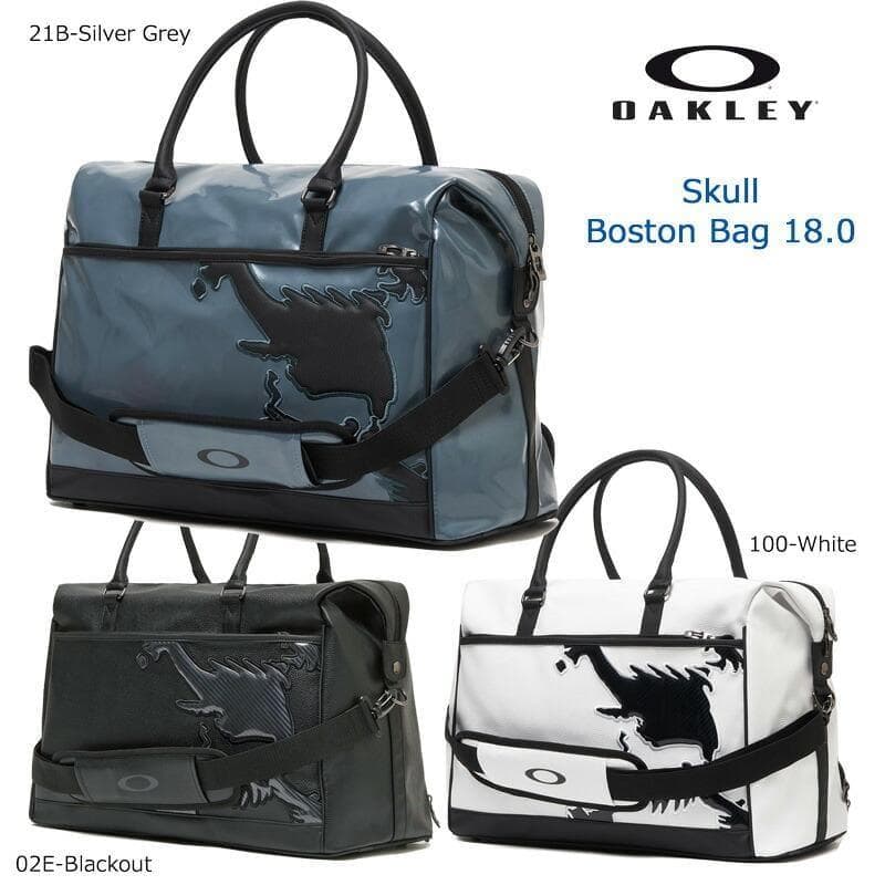 新品 OAKLEY オークリー スカル ボストンバッグ ブラックアウト
