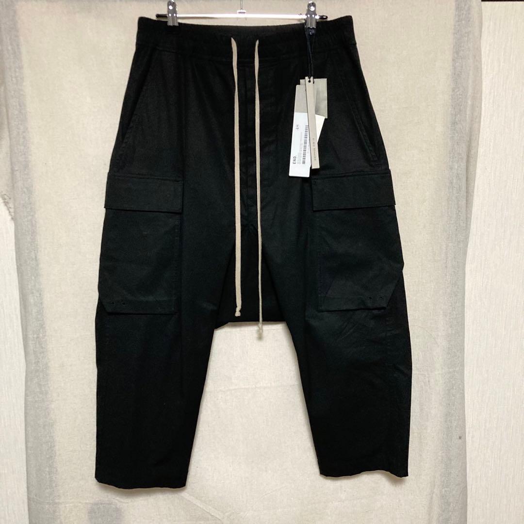 リックオウエンス 18AW クロップドサルエルカーゴパンツ