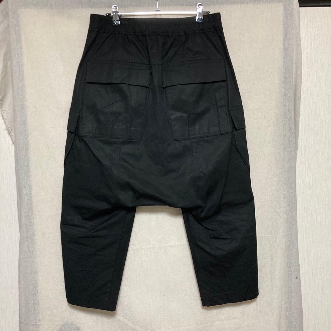 リックオウエンス 18AW クロップドサルエルカーゴパンツ