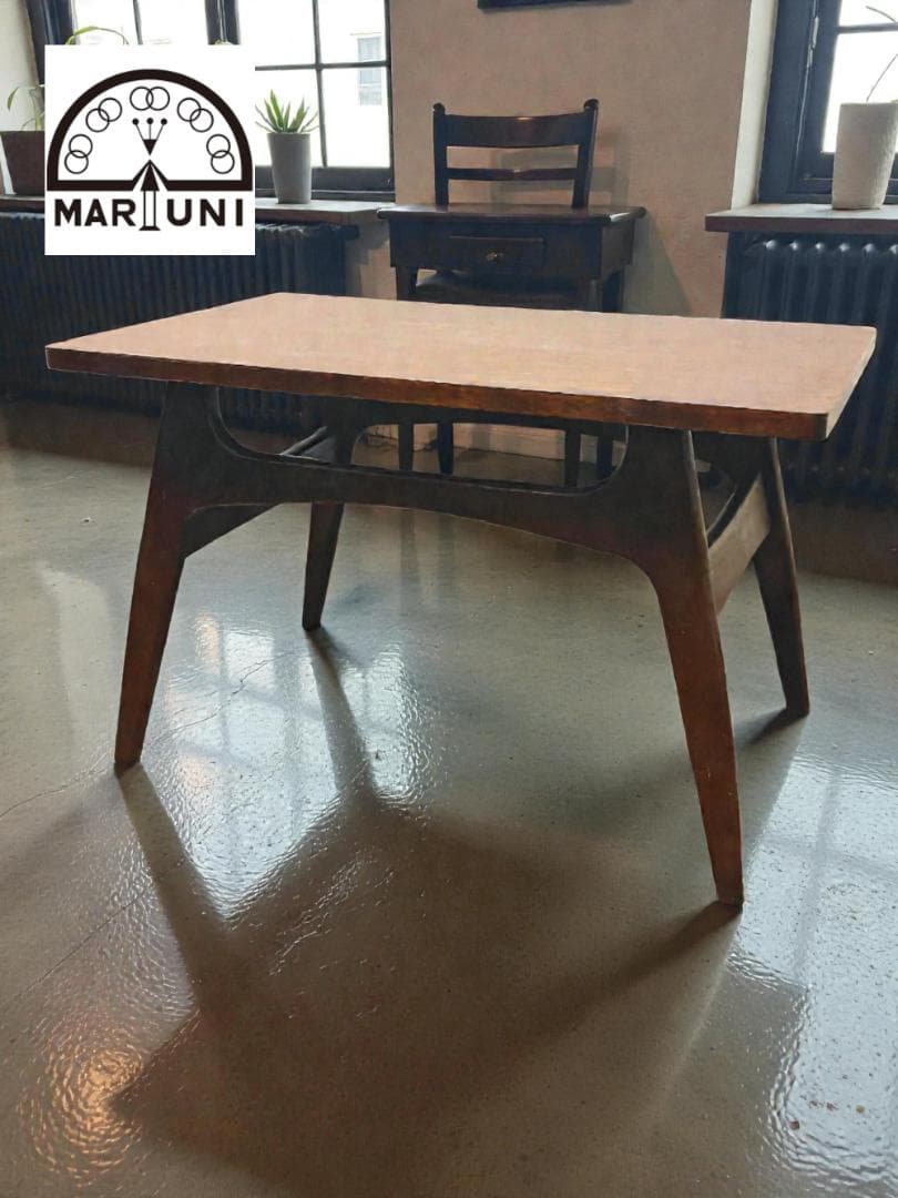 マルニ木工 オールドマルニ コーヒーテーブル センターテーブル 孔雀マーク