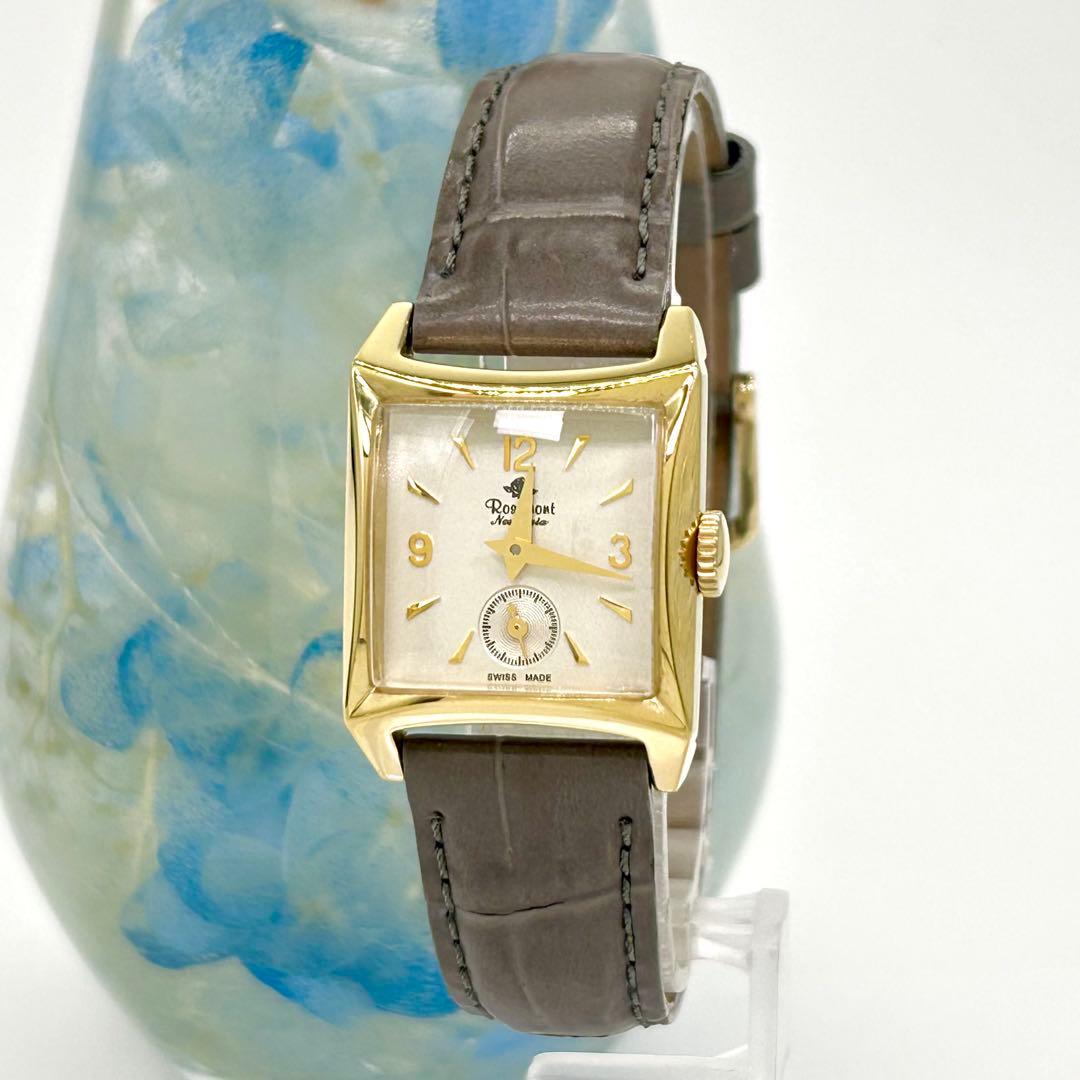 Rosemont ロゼモン スモセコ スクエア N-007 クォーツ 腕時計