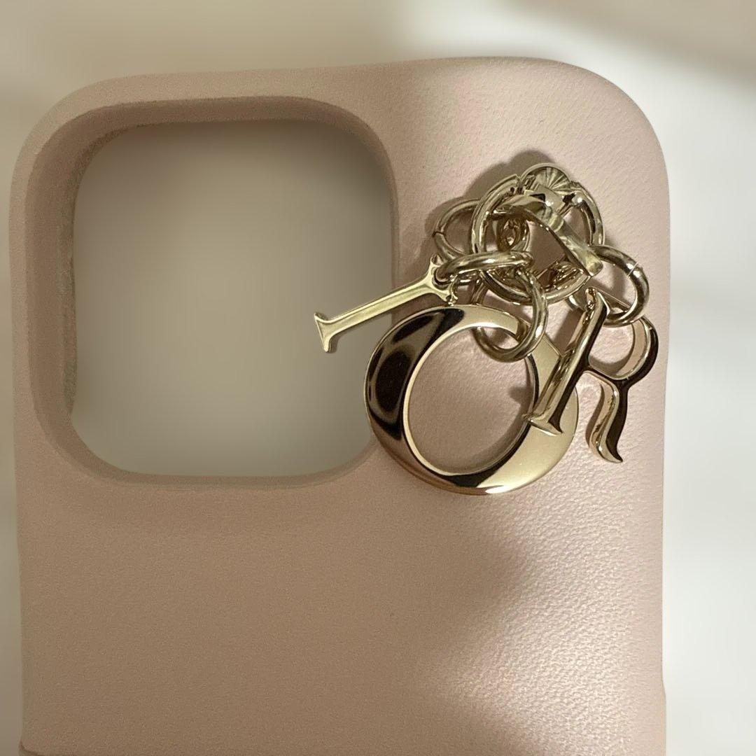 新品未使用 Dior ピンクレザー iPhone16proケース