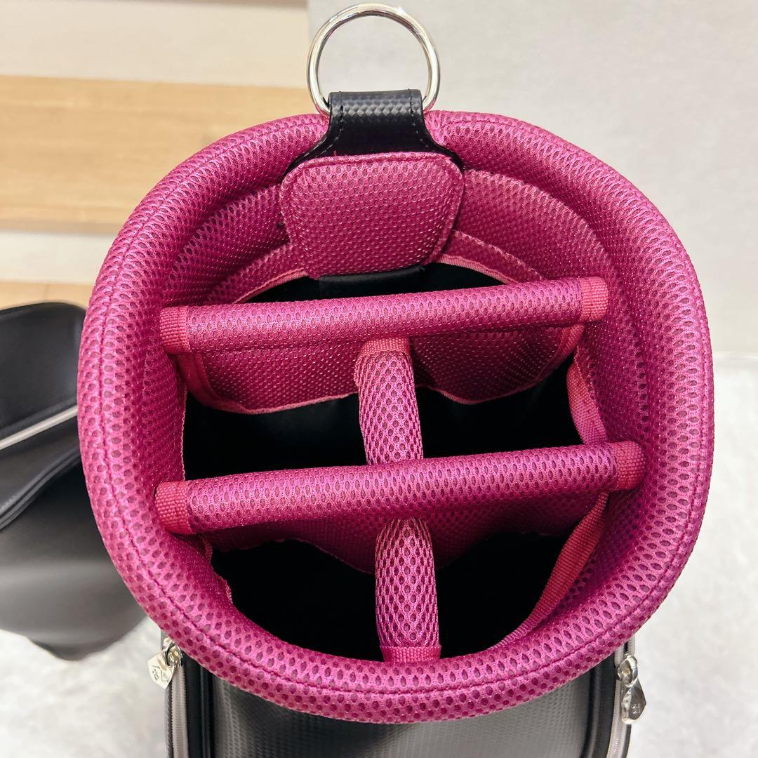 新品未使用タグ付き YONEX ゴルフバッグ キャディバッグ ネームプレート付き