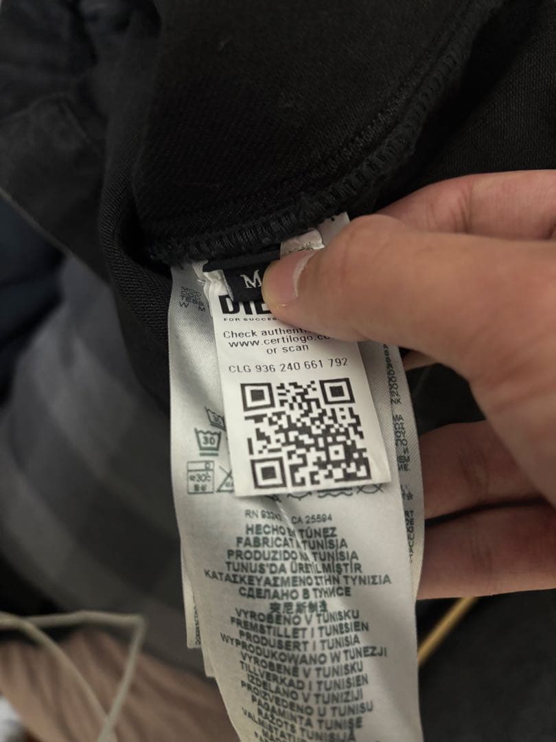 DIESEL D-Glory バイカーデニムジャケット