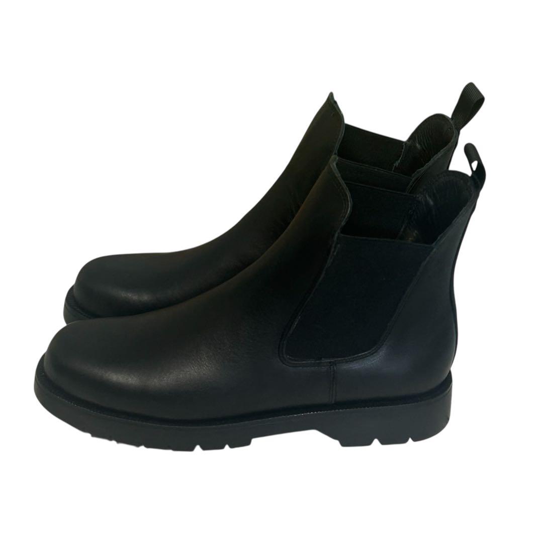 まるた クレマン チェルシーブーツ サイドゴア　ブラック　41 26.5