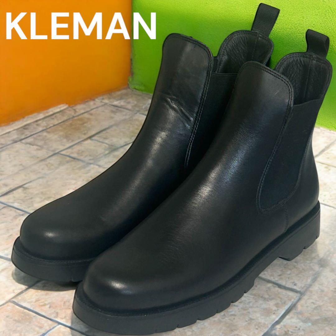 まるた クレマン チェルシーブーツ サイドゴア　ブラック　41 26.5