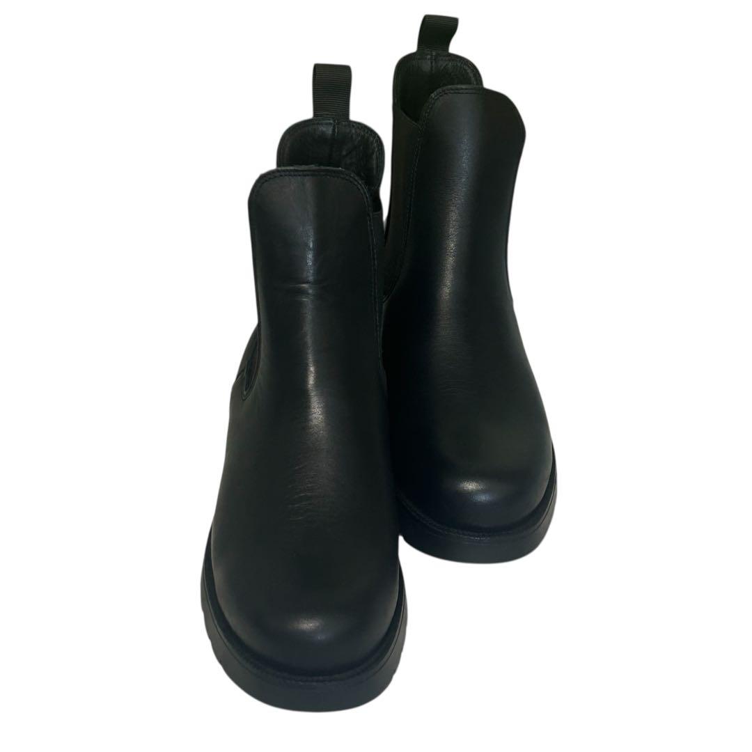 まるた クレマン チェルシーブーツ サイドゴア　ブラック　41 26.5