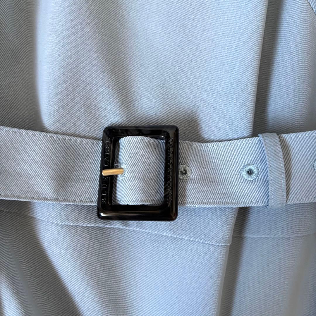 【極美品✨】ブルーレーベルクレストブリッジ　切替ワンピース　チェック　ベルト