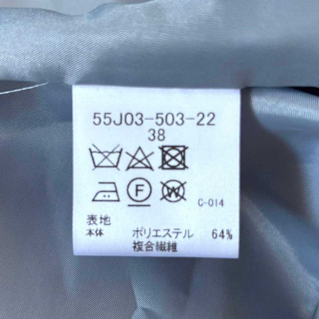 【極美品✨】ブルーレーベルクレストブリッジ　切替ワンピース　チェック　ベルト