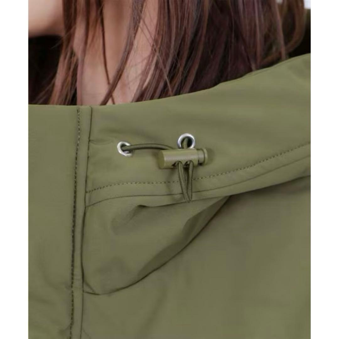 マリークワント　ロングブルゾン　カーキ