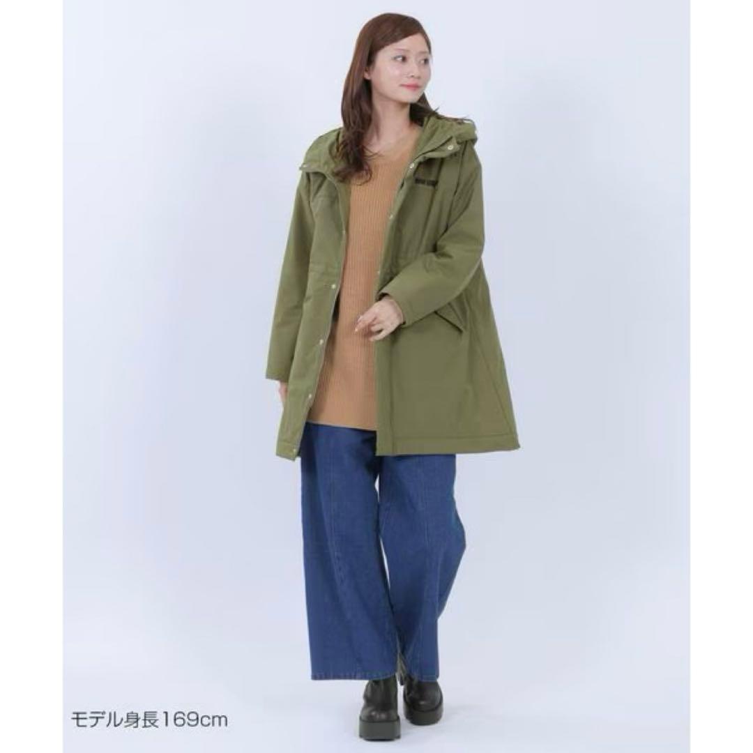 マリークワント　ロングブルゾン　カーキ