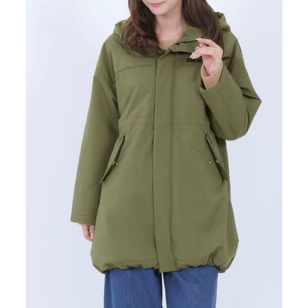 マリークワント　ロングブルゾン　カーキ
