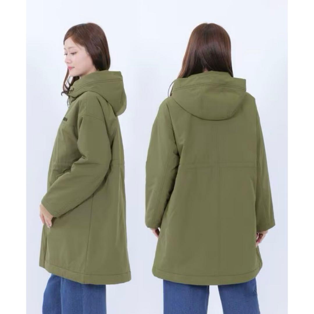 マリークワント　ロングブルゾン　カーキ