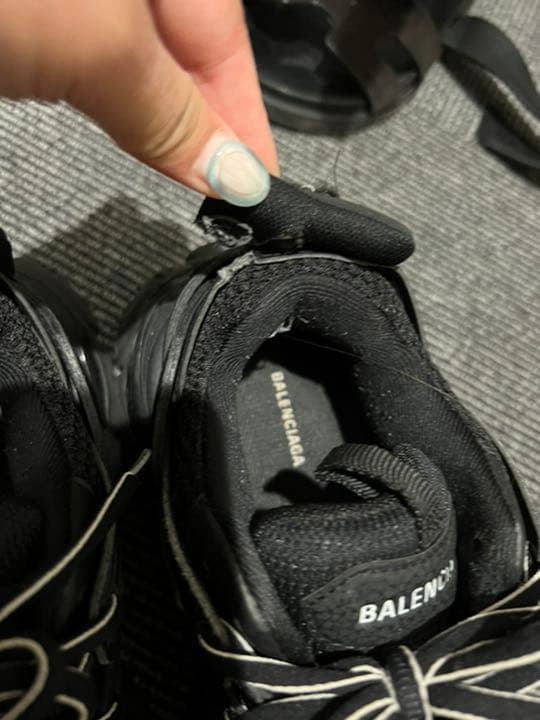 mk バレンシアガ トラック ブラック36