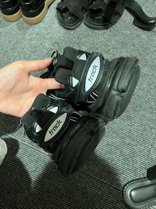 mk バレンシアガ トラック ブラック36