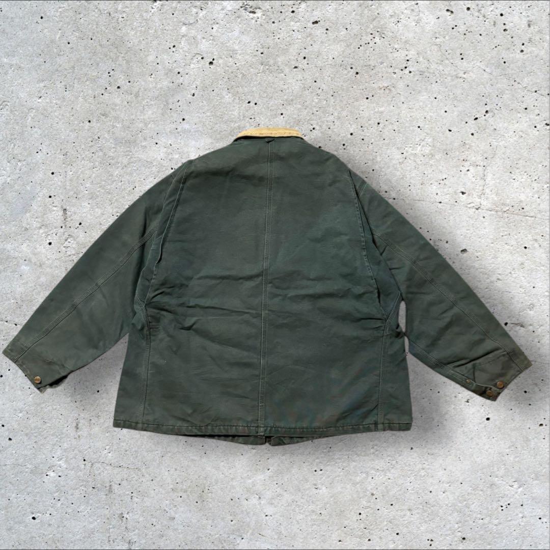 〈カーハート〉ミシガンジャケット　チョアコート　2XL ダック地　希少カラー　i