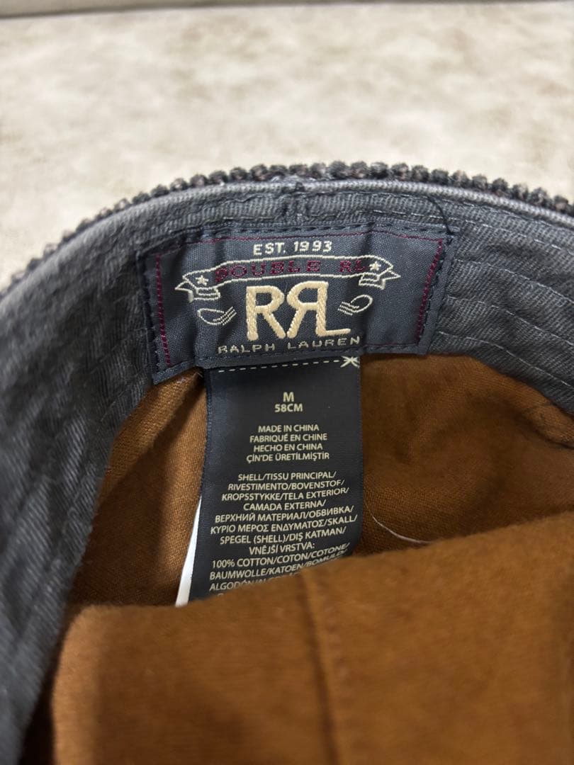 RRL(ダブルアールエル) ニュースボーイキャップ