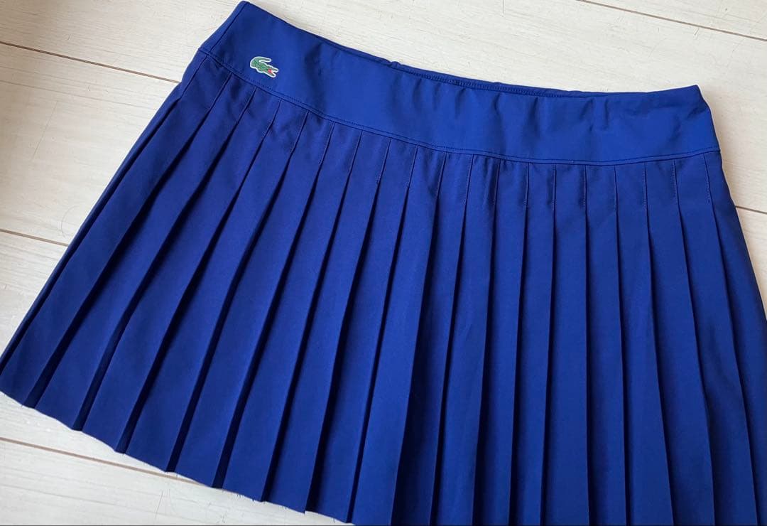 Lacosteラコステ＊ディープブルー＊プリーツスコート